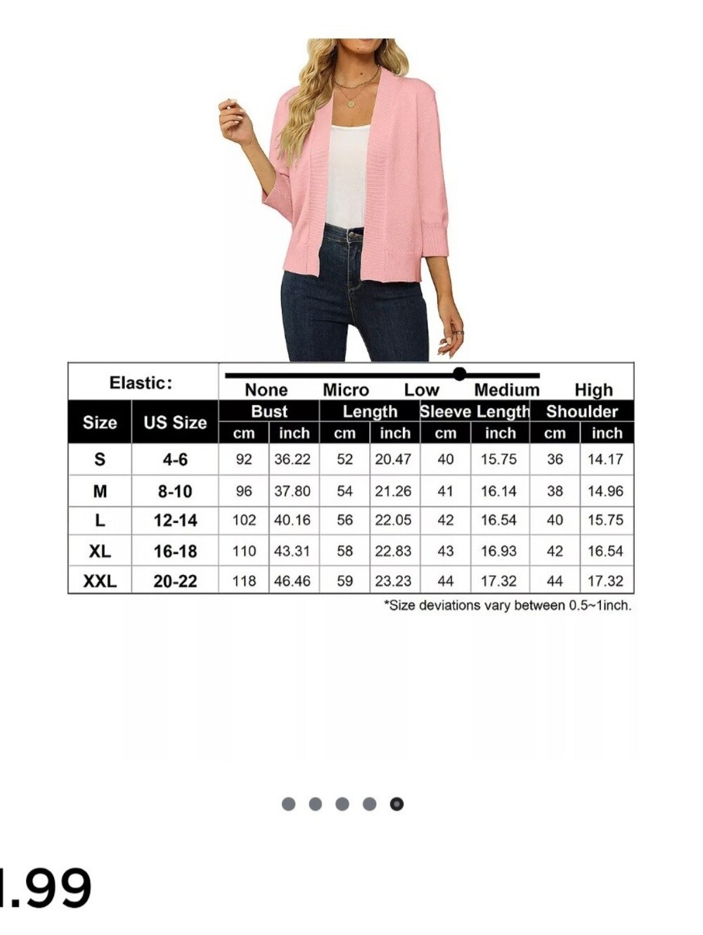 Open Front Cardigan - Picture 2 of 4